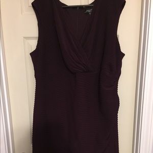 Purple body con dress